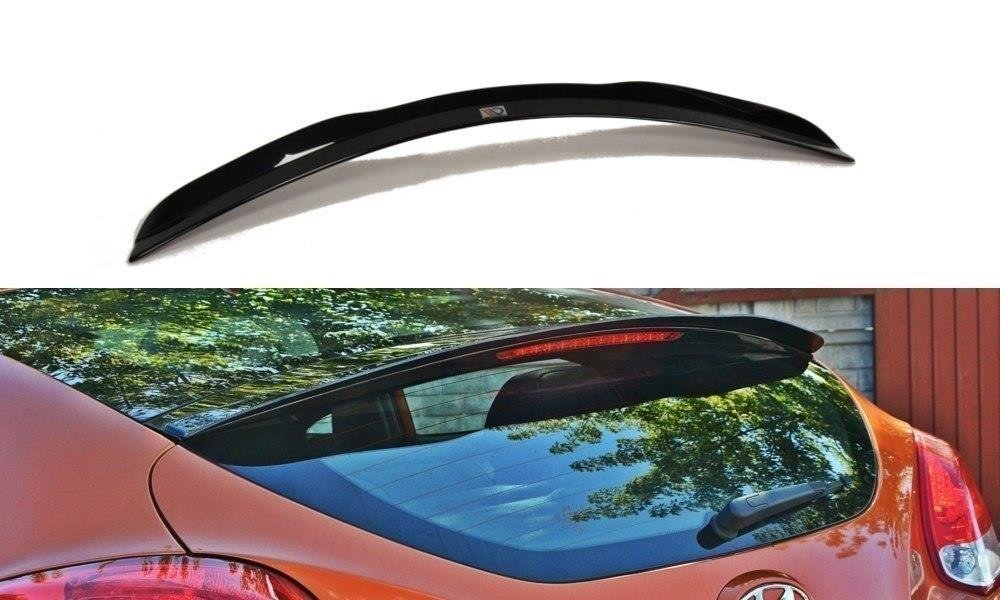 Heckspoiler Lippe Hyundai Veloster schwarz Hochglanz – Ansicht 2