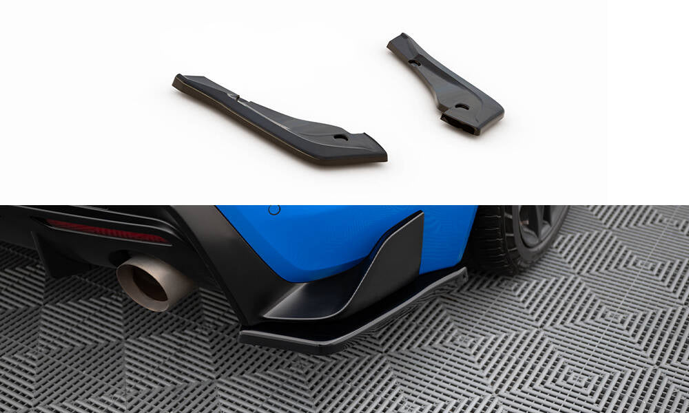 Heck Ansatz Flaps Diffusor V.1 passend für Toyota Supra Mk5 schwarz Hochglanz – Ansicht 2