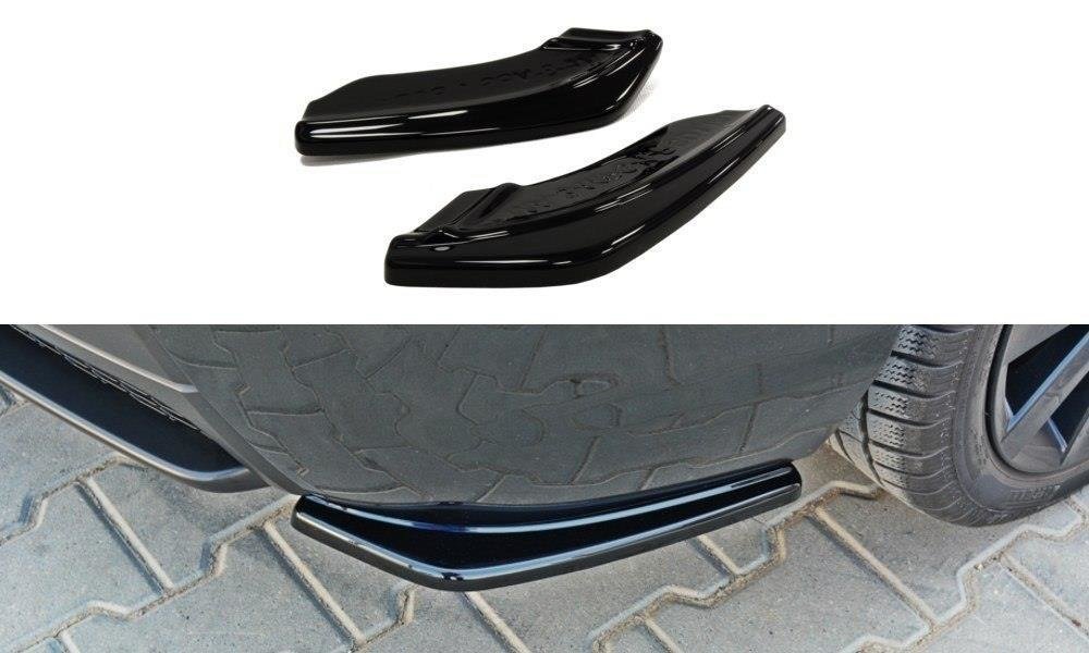 Heck Ansatz Flaps Diffusor passend für MAZDA 3 MPS MK1 (PREFACE) US-Spec Version schwarz Hochglanz – Ansicht 2