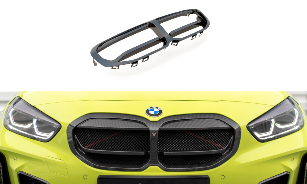 Prepreg Carbon Fiber Front Grill BMW 1er M-Paket/ M135i / 128ti F40 – Ansicht 2
