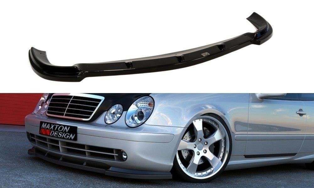 Street+ Spoilerlippe Front Ansatz passend für MERCEDES CLK W208 (FÜR W208 AMG) schwarz Hochglanz – Ansicht 2
