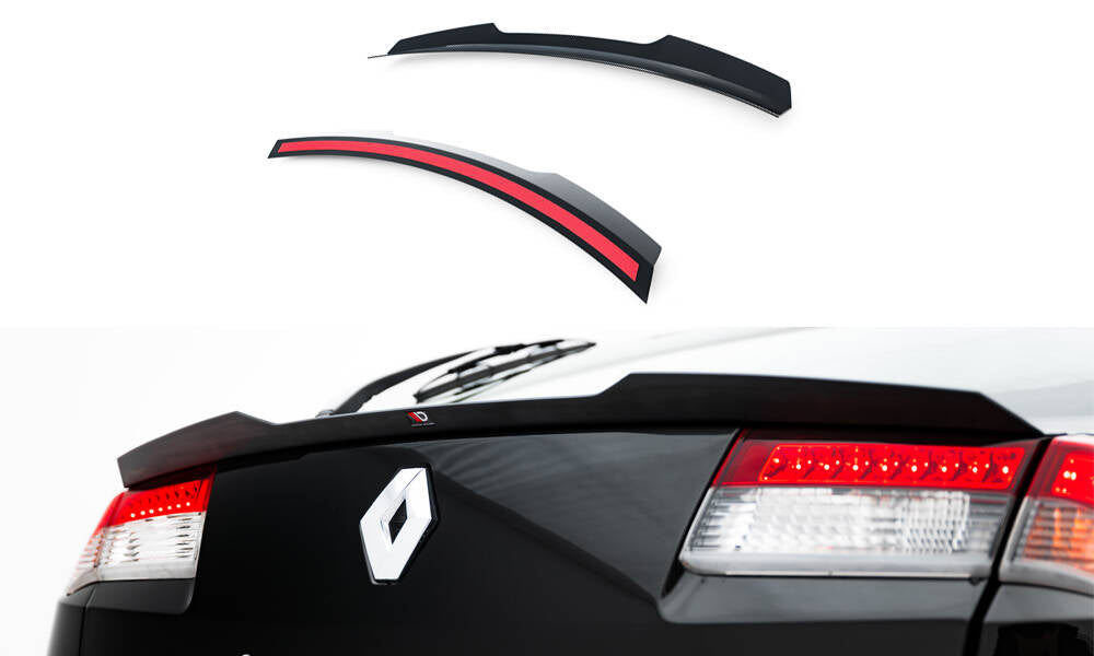 Heckspoiler Lippe Renault Laguna Hatchback GT Mk3 schwarz Hochglanz – Ansicht 2