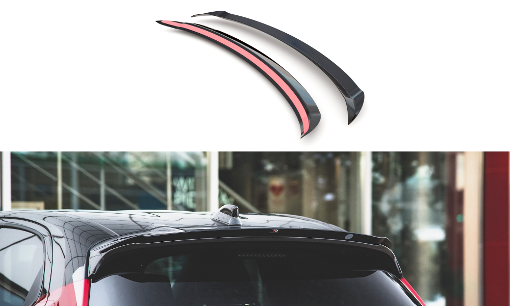 Heckspoiler Lippe V.1 Toyota Yaris Mk4 schwarz Hochglanz – Ansicht 2