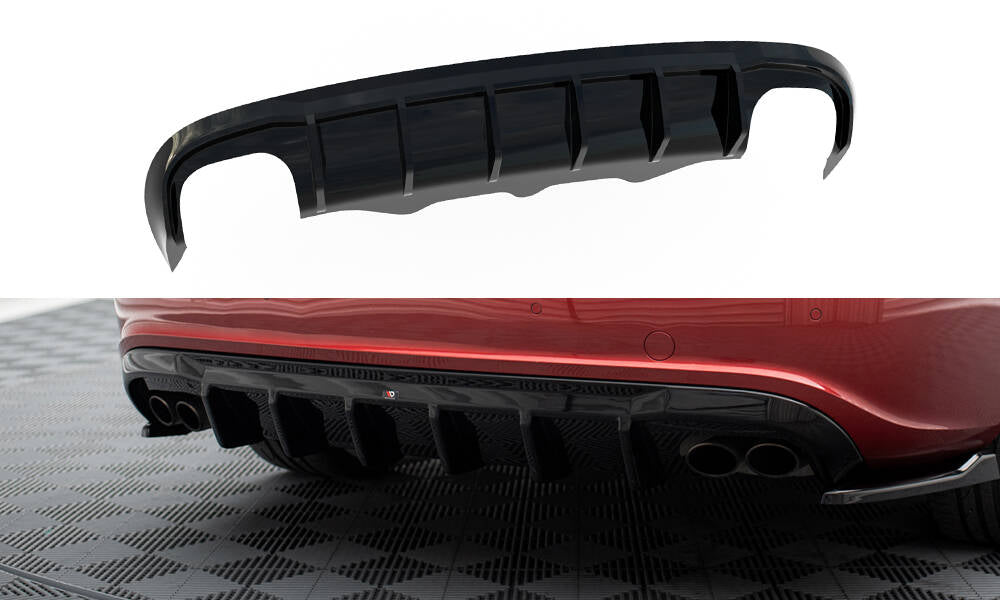 Diffusor Heck Ansatz passend für Audi S5 Sportback 8T – Ansicht 2