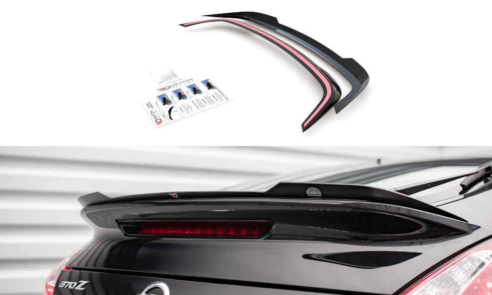 Heckspoiler Lippe Nissan 370Z Nismo Facelift schwarz Hochglanz – Ansicht 2