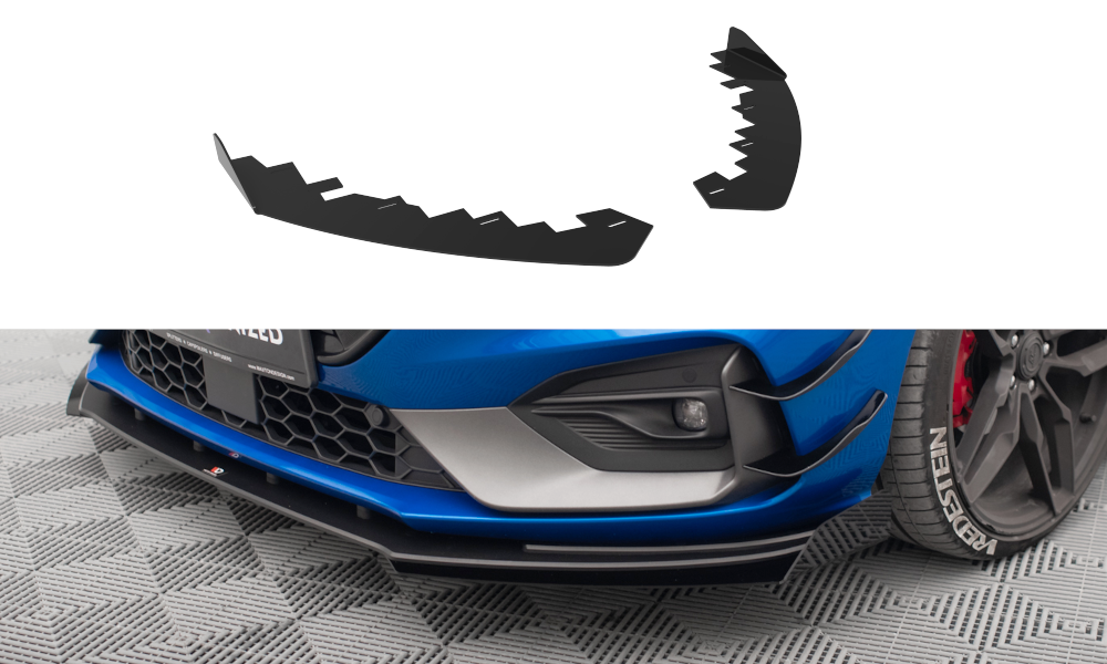 Flaps Ford Focus ST / ST-Line Mk4 schwarz Hochglanz – Ansicht 2