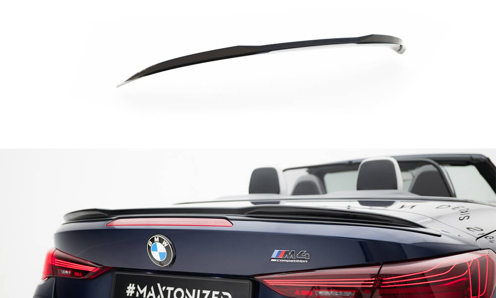 Heckspoiler Lippe 3D BMW M4 Cabrio G83 / 4 Cabrio G23 schwarz Hochglanz – Ansicht 2