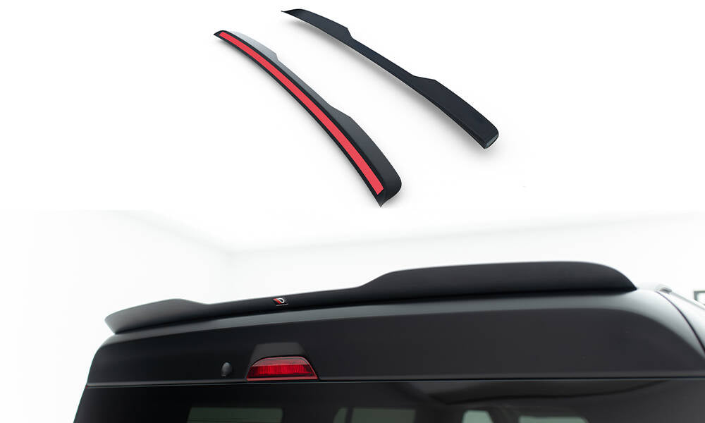 Heckspoiler Lippe Ford Tourneo Courier Mk2 schwarz Hochglanz – Ansicht 2