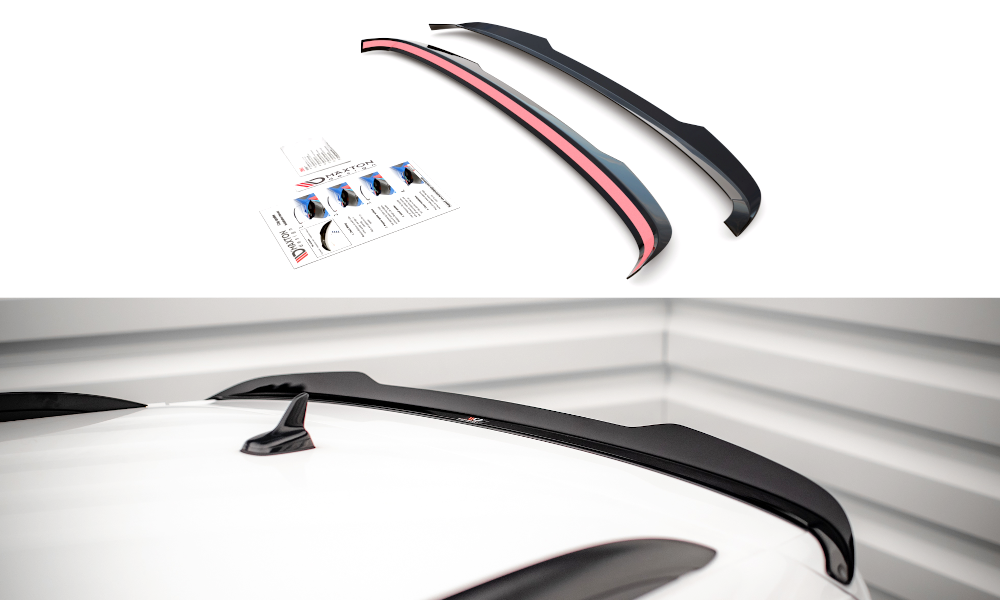 Heckspoiler Lippe VW Tiguan Mk2 schwarz Hochglanz – Ansicht 2
