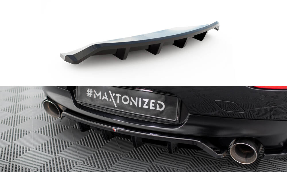 Street+ Mittlerer Diffusor RACE passend für V.1 BMW Z4 M-Paket E89 Facelift schwarz Hochglanz – Ansicht 2