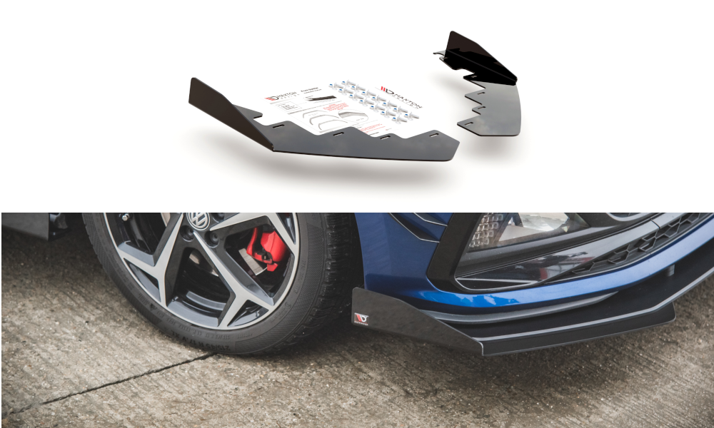 Flaps VW Polo GTI Mk6 schwarz Hochglanz – Ansicht 2
