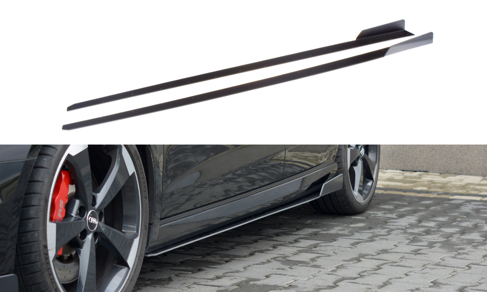 Sport Street+ Seitenschweller Leisten V.2 passend für Audi RS3 Sportback 8V Facelift – Ansicht 2