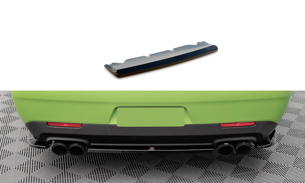 Heckansatz Dodge Challenger SRT Hellcat Widebody Mk3 schwarz Hochglanz – Ansicht 2
