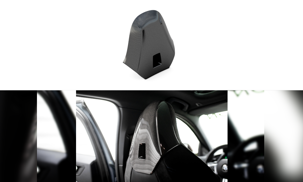 Prepreg Carbon Fiber Headrests BMW 1er F40 M135i – Ansicht 2