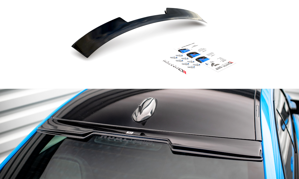 Heckscheiben Spoiler passend für BMW M2 F87 schwarz Hochglanz – Ansicht 2