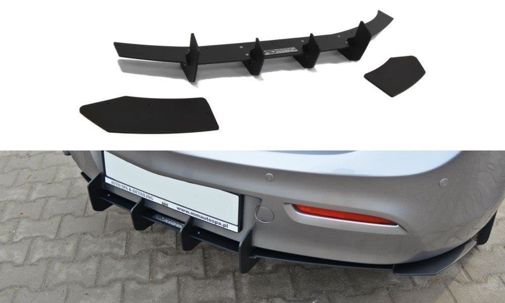 MAZDA 3 MK2 SPORT (vor Facelift) Diffusor Heck Ansatz passend für Heckschürze passend für & Heck Ansatz Flaps Diffusor passend für – Ansicht 1