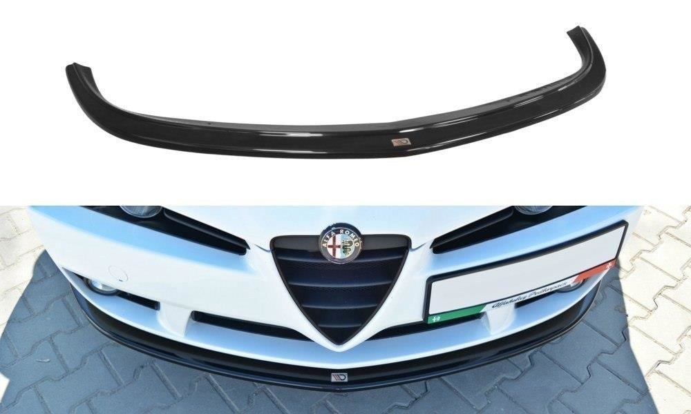 Street+ Spoilerlippe Front Ansatz passend für Alfa Romeo Brera schwarz Hochglanz – Ansicht 2