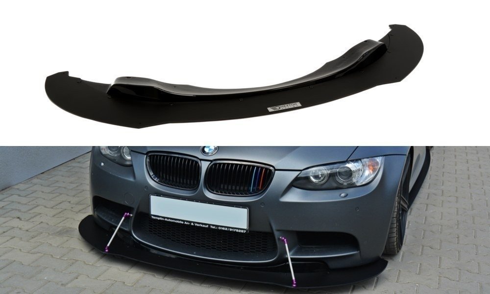 Racing Street+ Spoilerlippe Front Ansatz passend für BMW M3 E92 / E93 (vor Facelift) – Ansicht 2