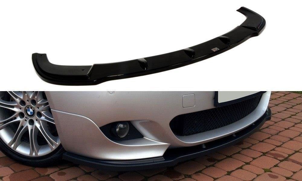 Street+ Spoilerlippe Front Ansatz passend für BMW 5er E60 M Paket schwarz Hochglanz – Ansicht 2