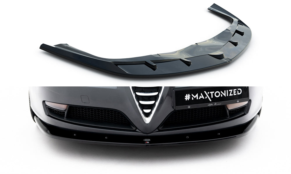 Street+ Spoilerlippe Front Ansatz V.1 passend für Alfa Romeo GT schwarz Hochglanz – Ansicht 2