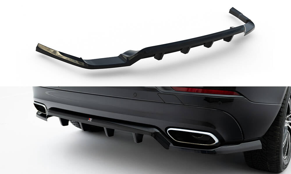Street+ Mittlerer Diffusor RACE passend für Volvo XC60 Mk2 schwarz Hochglanz – Ansicht 2