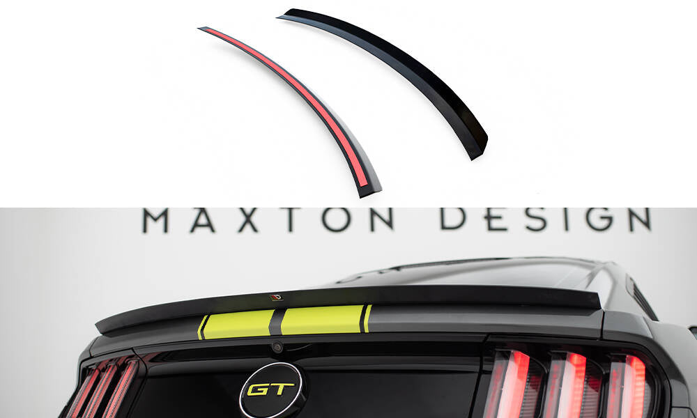 Heckspoiler Lippe Ford Mustang / Mustang GT Mk6 schwarz Hochglanz – Ansicht 2