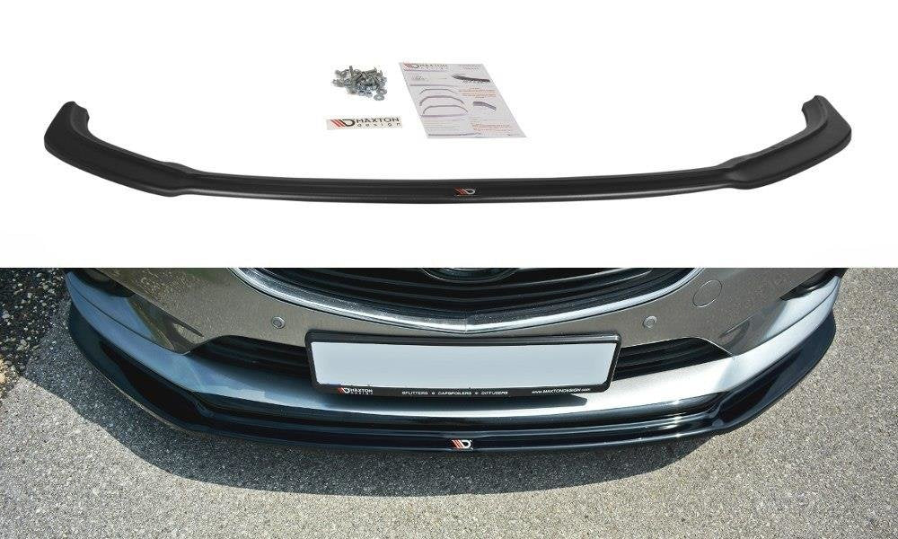 Street+ Spoilerlippe Front Ansatz V.1 passend für Mazda 6 GJ (Mk3) schwarz Hochglanz – Ansicht 2
