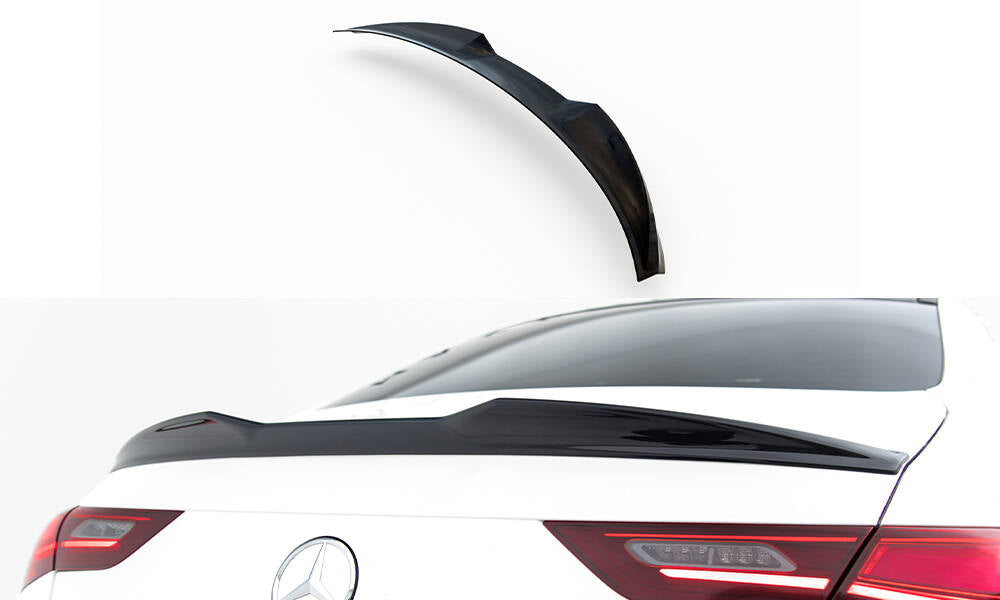 Heckspoiler Lippe 3D Mercedes-Benz CLA Coupe C118 Facelift schwarz Hochglanz – Ansicht 2