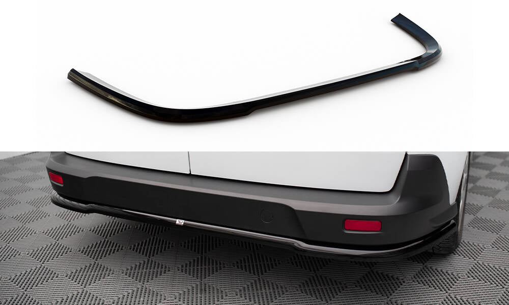 Heckansatz Ford Transit Connect Mk2 Facelift schwarz Hochglanz – Ansicht 2