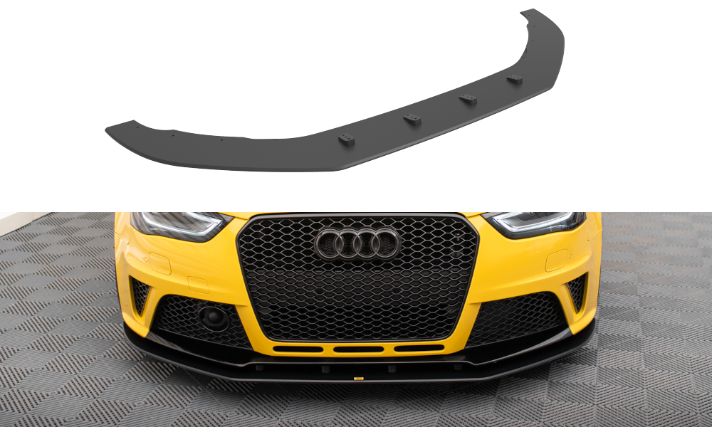 Street Pro Street+ Spoilerlippe Front Ansatz passend für Audi RS4 B8 – Ansicht 2