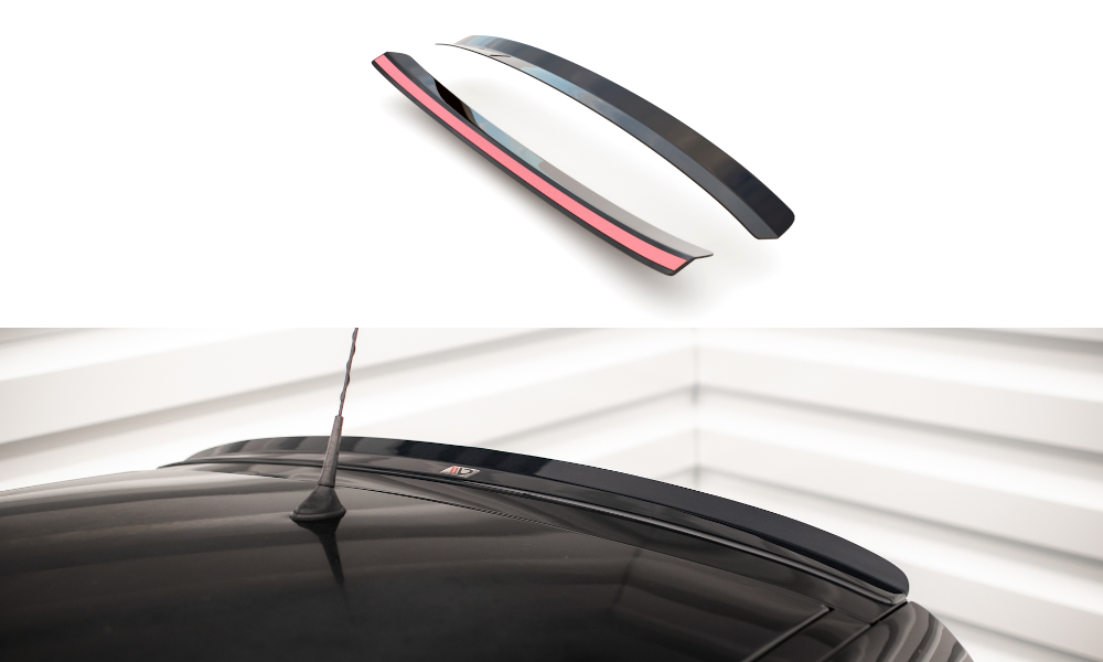 Heckspoiler Lippe RENAULT CLIO MK3 RS schwarz Hochglanz – Ansicht 2