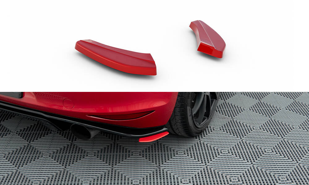 Heck Ansatz Flaps Diffusor passend für VW Golf GTI Clubsport Mk7 – Ansicht 2