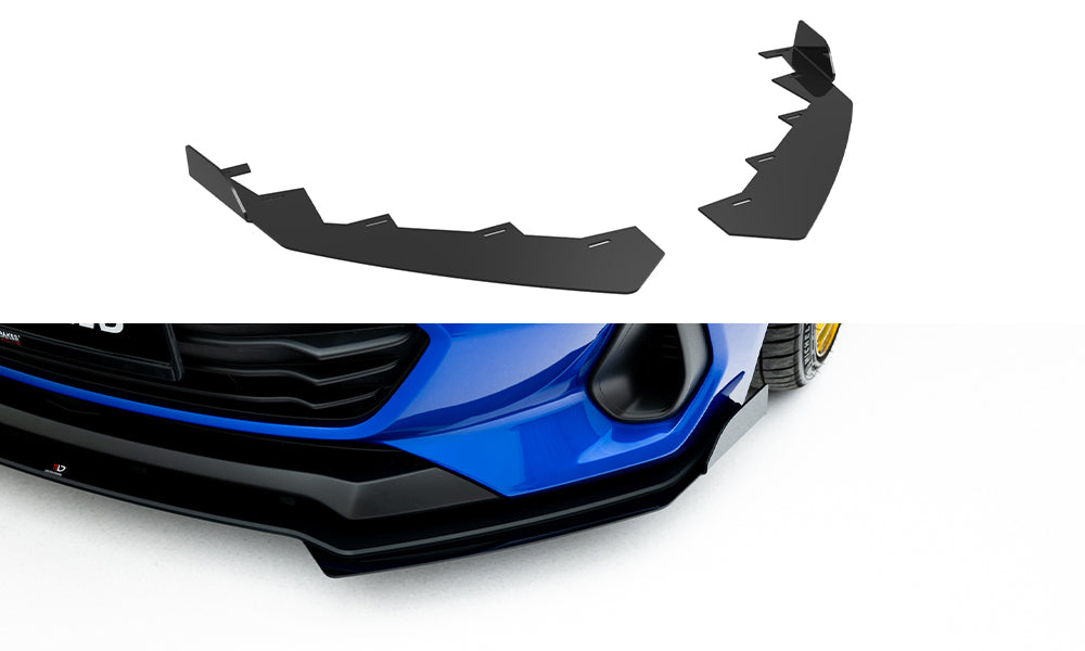 Front Stoßstange Flaps passend für Flaps Subaru BRZ Mk2 schwarz Hochglanz – Ansicht 2