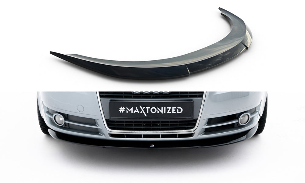 Front Diffuser V.2 Audi A4 B7 schwarz Hochglanz – Ansicht 2