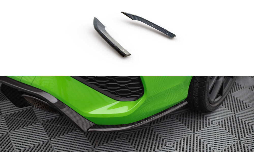 Prepreg Carbon Fiber Heck Ansatz Flaps Diffusor V.2 passend für Audi RS3 Limousine 8Y – Ansicht 2