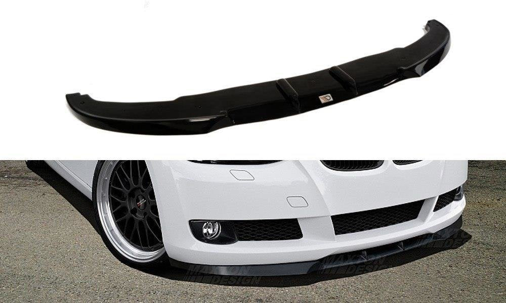 Street+ Spoilerlippe Front Ansatz passend für BMW 3er E92 / E93 (vor Facelift) schwarz Hochglanz – Ansicht 2