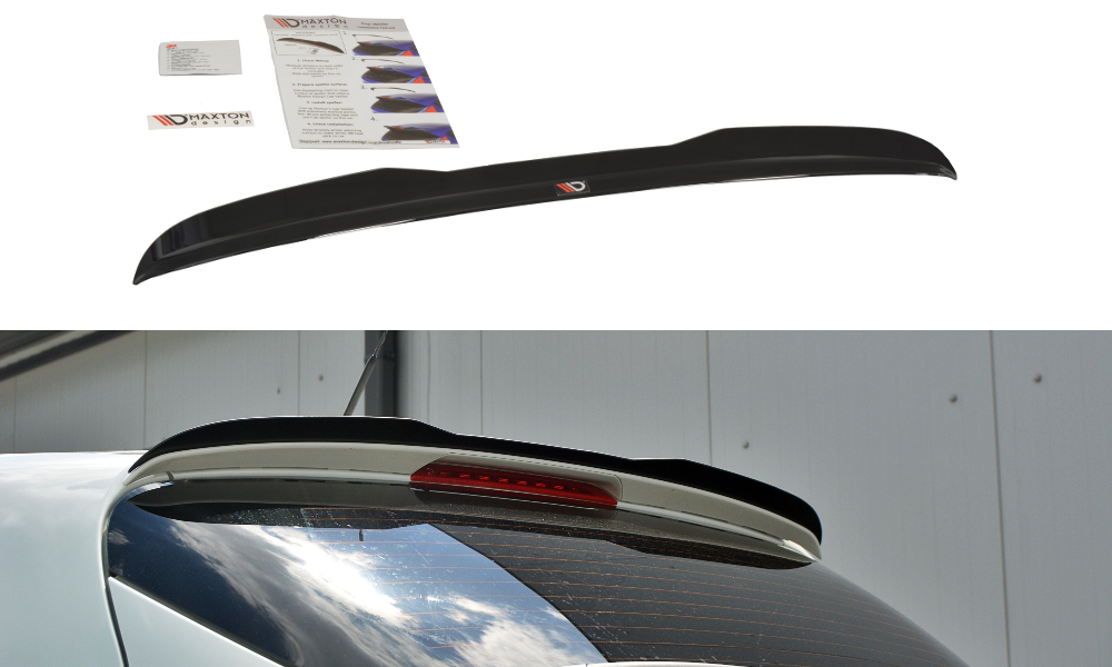 Heckspoiler Lippe Fiat Bravo Mk2 Sport  schwarz Hochglanz – Ansicht 2