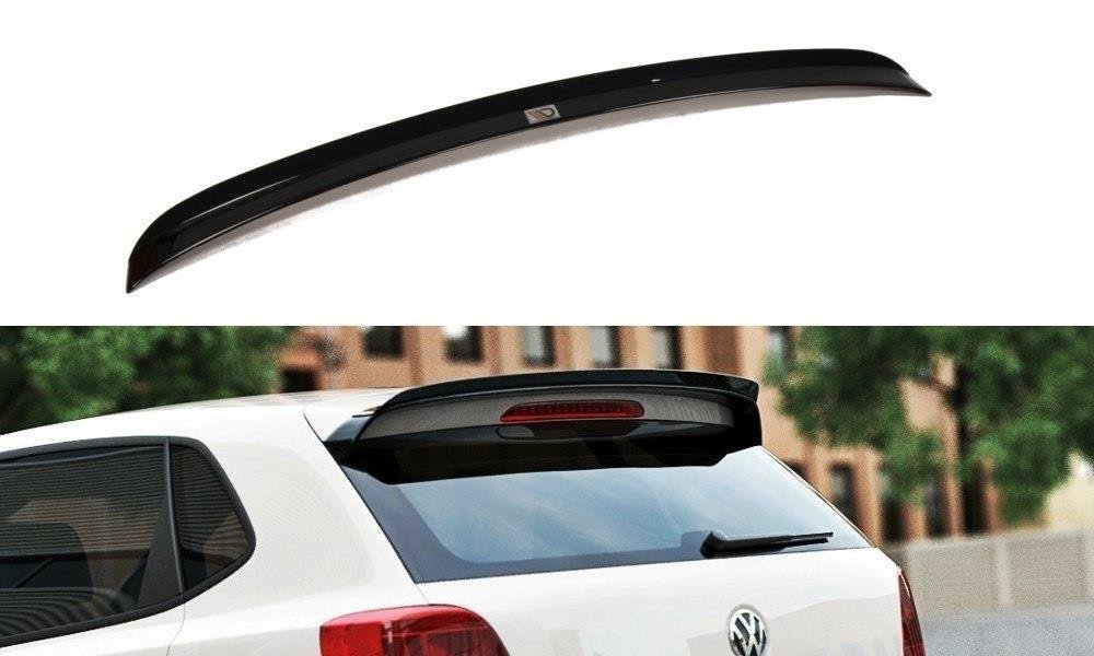 Heckspoiler Lippe VW Polo GTI Mk5 Facelift schwarz Hochglanz – Ansicht 2