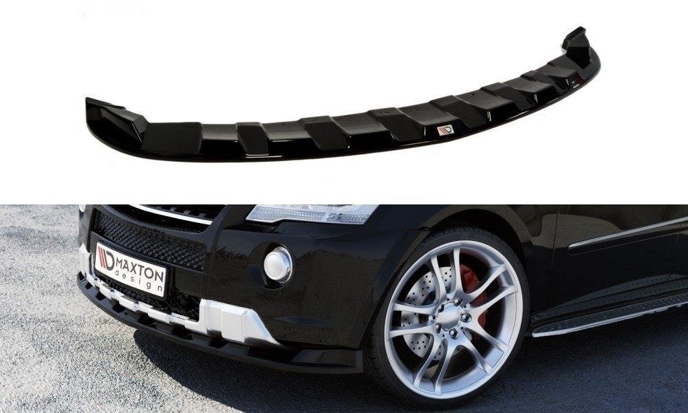 Street+ Spoilerlippe Front Ansatz passend für MERCEDES ML W164 AMG schwarz Hochglanz – Ansicht 2