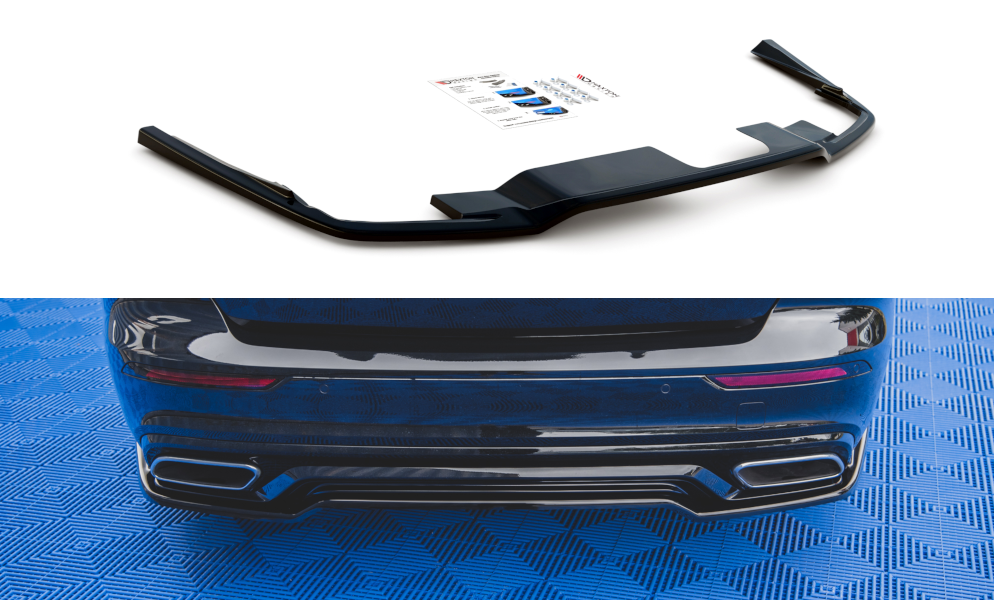 Heckansatz Volvo S60/V60 R-Design Mk3 schwarz Hochglanz – Ansicht 2