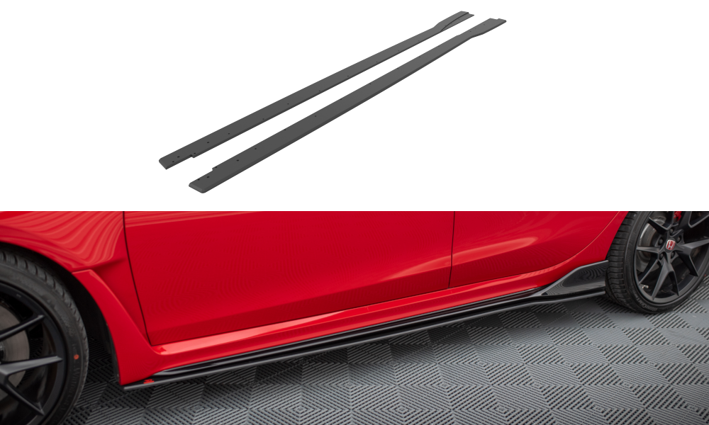 Street Pro Street+ Seitenschweller Leisten passend für Honda Civic Type-R Mk 11 – Ansicht 2