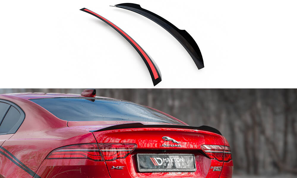 Heckspoiler Lippe Jaguar XE R-Dynamic X760 Facelift schwarz Hochglanz – Ansicht 2