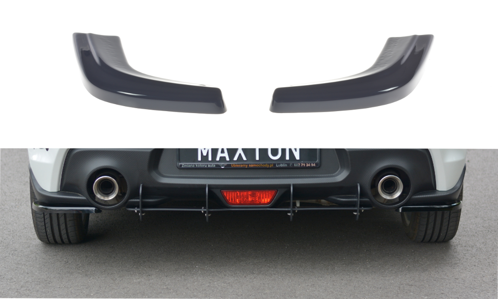 Heck Ansatz Flaps Diffusor passend für Suzuki Swift Mk6 schwarz Hochglanz – Ansicht 2