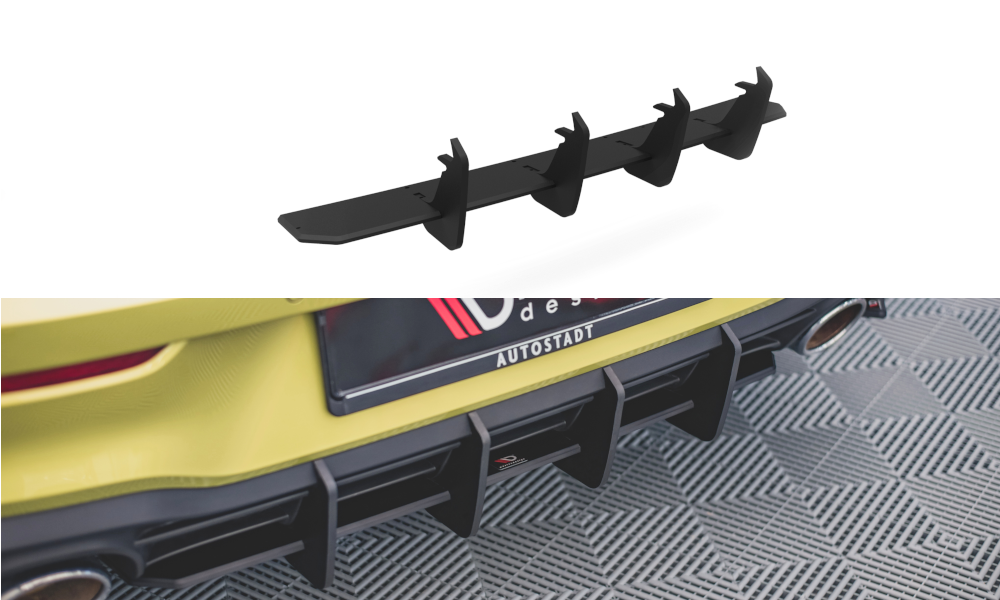 Street Pro Heckschürze V.2 passend für VW Golf GTI Clubsport Mk8 – Ansicht 2