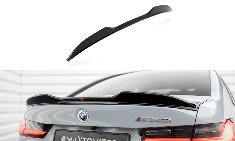 Heckspoiler Lippe 3D BMW M340i / 3 M-Paket / M3 Limousine G20  schwarz Hochglanz – Ansicht 2