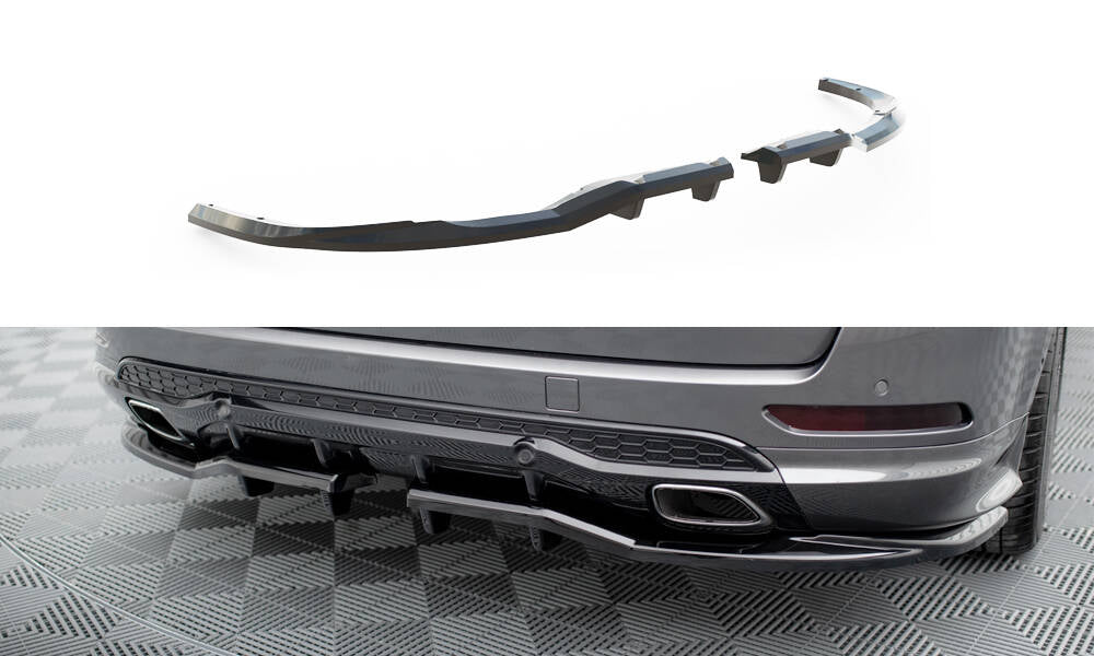 Street+ Mittlerer Diffusor RACE passend für Ford S-Max ST-Line Mk2 Facelift schwarz Hochglanz – Ansicht 2