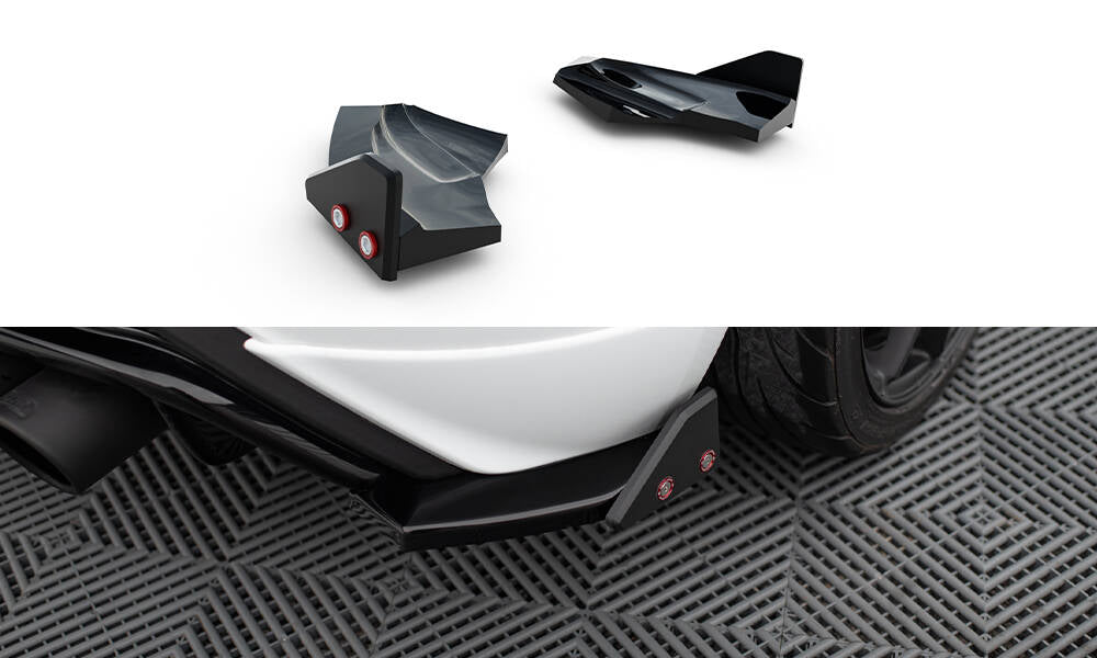 Heck Ansatz Flaps Diffusor V.3 + Flaps passend für Ford Fiesta ST Mk7 Facelift – Ansicht 2