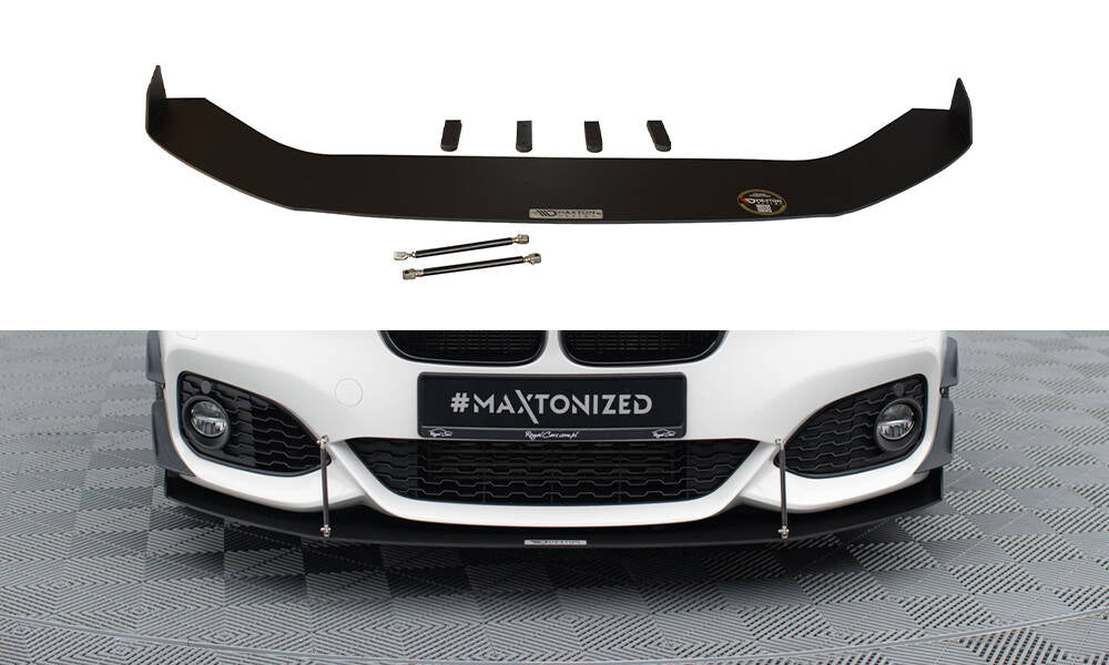 Racing Street+ Spoilerlippe Front Ansatz V.2 passend für BMW 1er F20/F21 M-Power FACELIFT – Ansicht 2