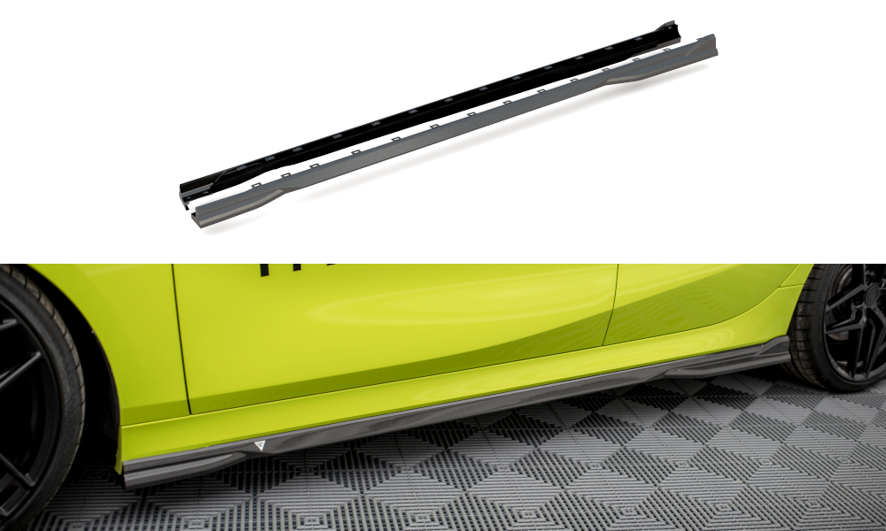 Carbon Fiber Seitenschweller Prepreg BMW 1er M-Paket/ M135i / 128ti F40 – Ansicht 2