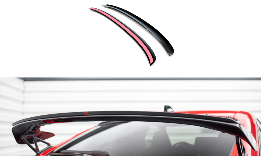 Höher Heckspoiler Lippe Honda Civic Type-R Mk 11 schwarz Hochglanz – Ansicht 2
